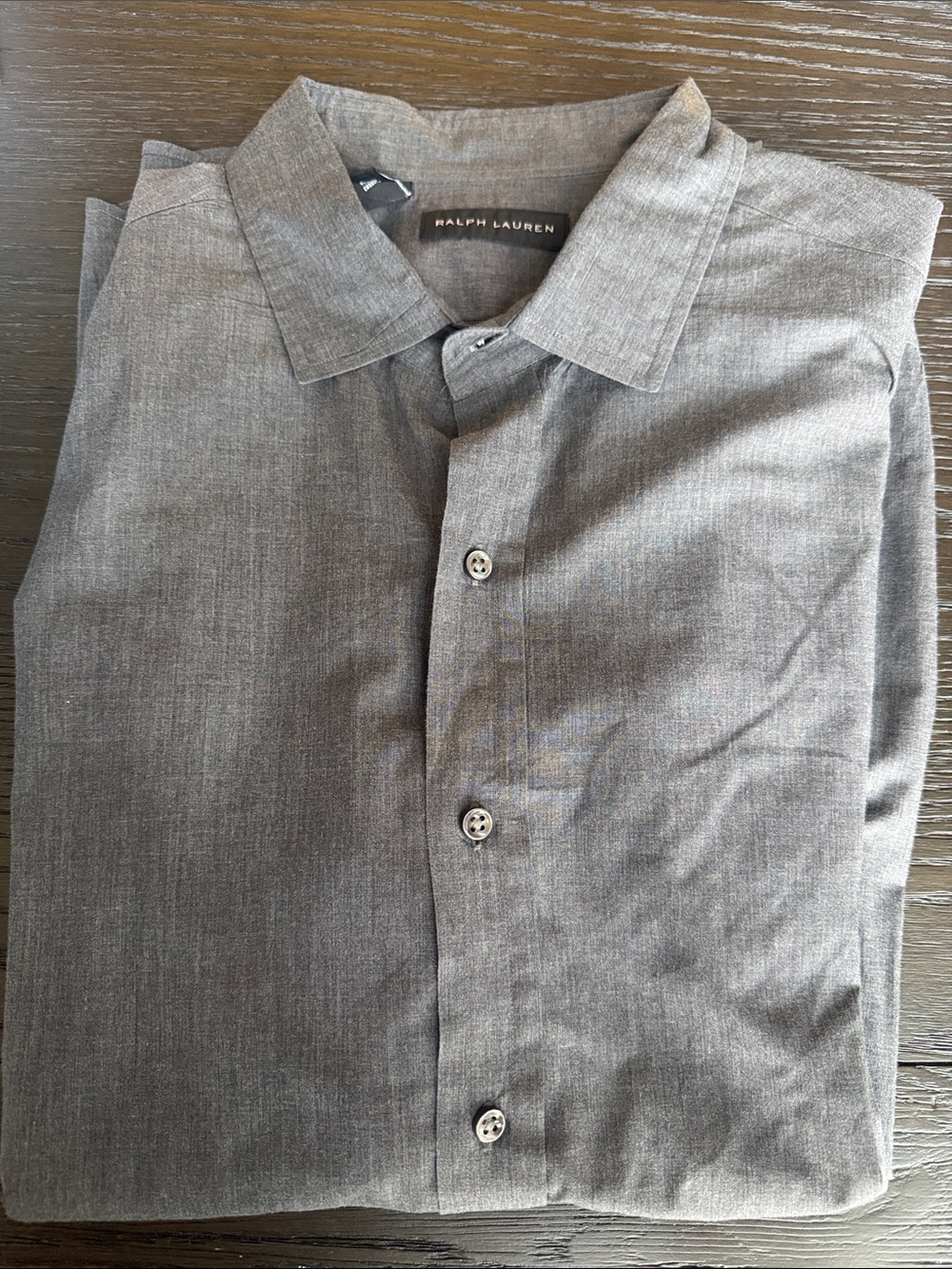 Ralph Lauren Men’s Gray Casual Button-Down Shirt